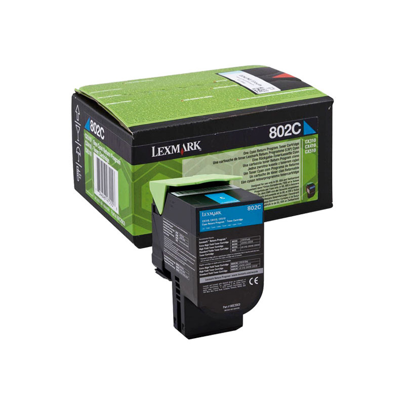 TÓNER ORIGINAL LEXMARK 802 TÓNER ORIGINAL LEXMARK 802