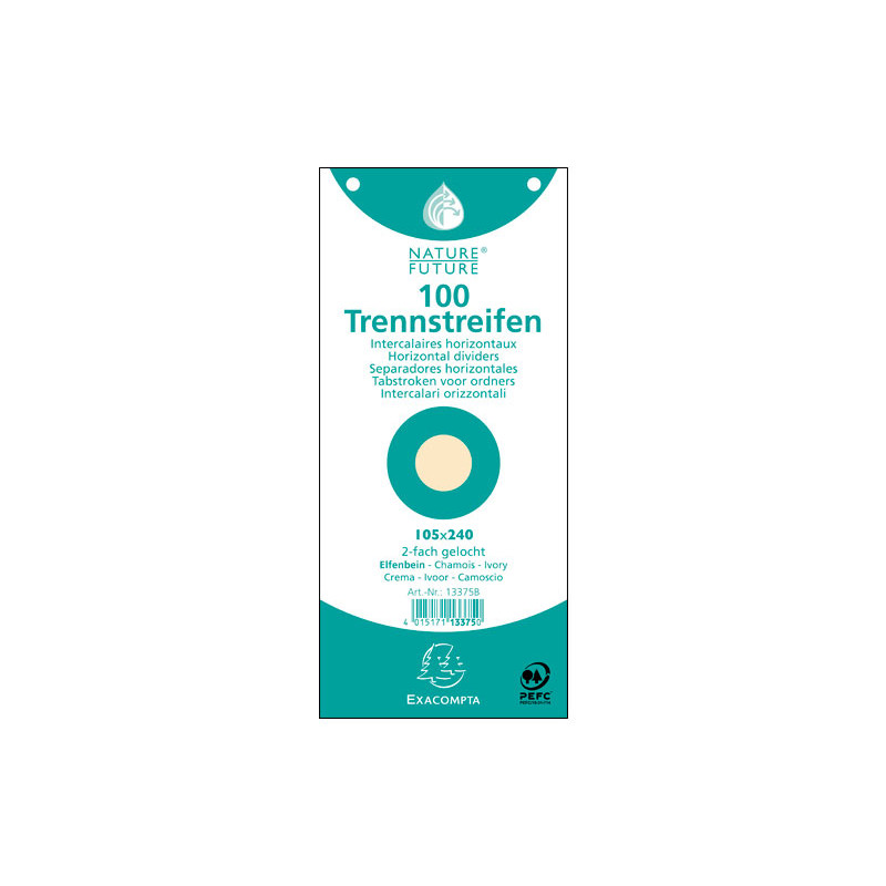 PACK 100 FICHAS EXACOMPTA SEPARADORAS PACK 100 FICHAS EXACOMPTA SEPARADORAS