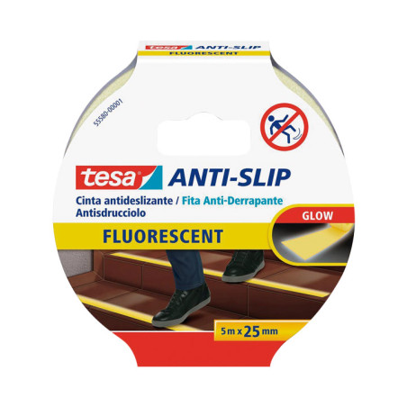 CINTA ADHESIVA DE SEGURIDAD TESA 25mm x 5m