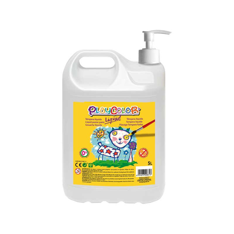 GARRAFA TÉMPERA LÍQUIDA PLAYCOLOR 5L