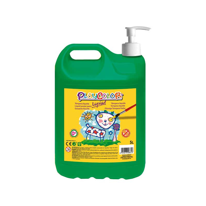 GARRAFA TÉMPERA LÍQUIDA PLAYCOLOR 5L