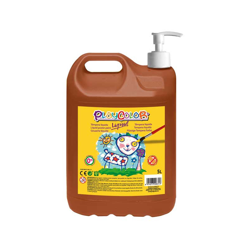 GARRAFA TÉMPERA LÍQUIDA PLAYCOLOR 5L GARRAFA TÉMPERA LÍQUIDA PLAYCOLOR 5L