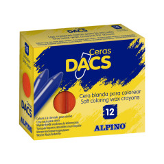 CAJA 12 CERAS DACS ALPINO