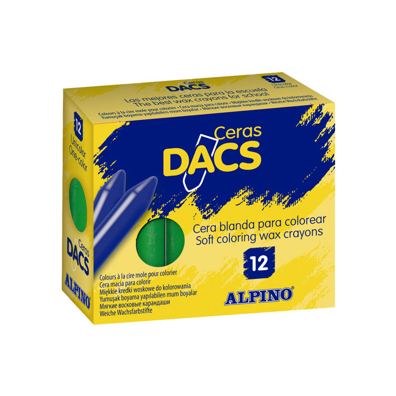 CAJA 12 CERAS DACS ALPINO