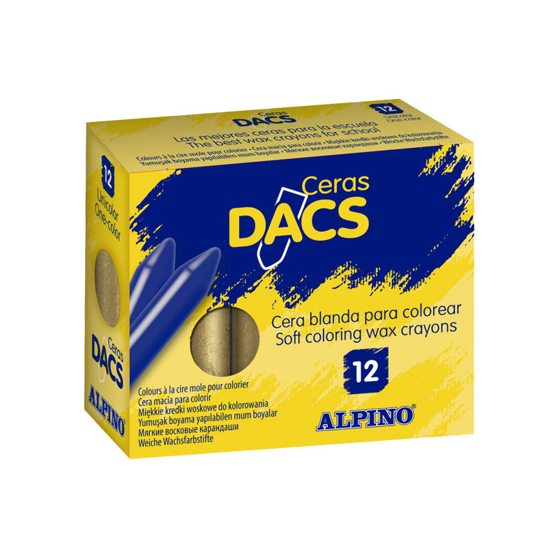 CAJA 12 CERAS DACS ALPINO