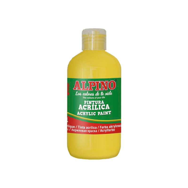 BOTELLA PINTURA ACRÍLICA ALPINO 250ml