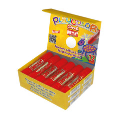 CAJA 12 TÉMPERAS PLAYCOLOR SÓLIDAS 10gr