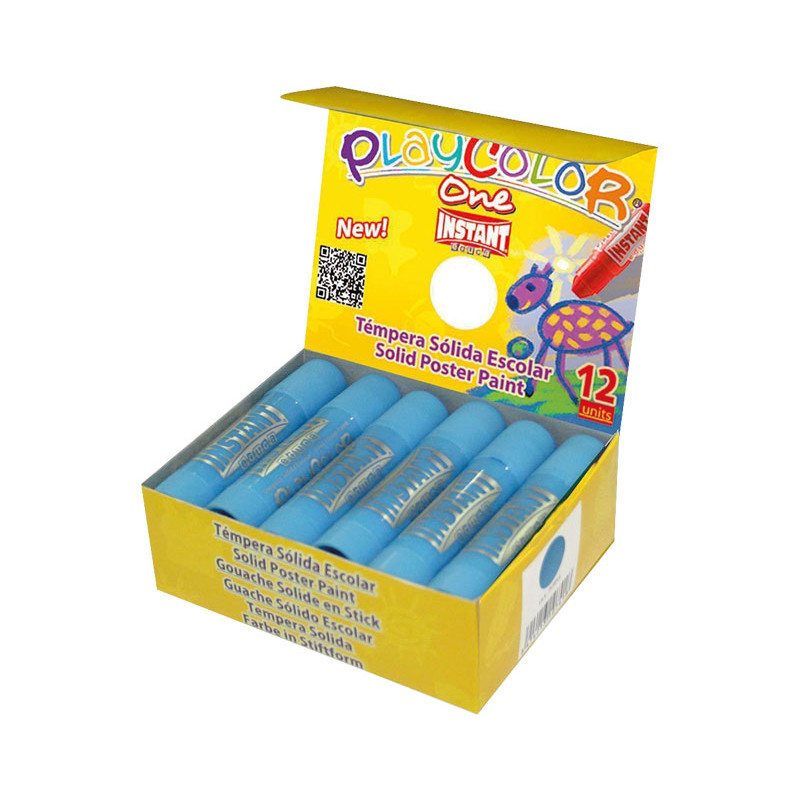 CAJA 12 TÉMPERAS PLAYCOLOR SÓLIDAS 10gr