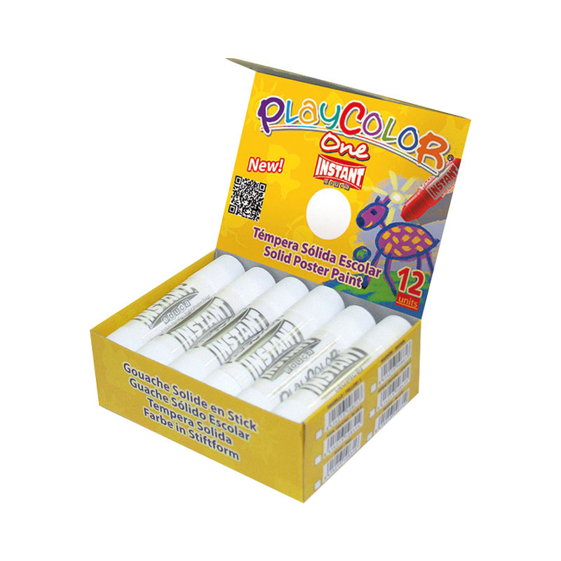 CAJA 12 TÉMPERAS PLAYCOLOR SÓLIDAS 10gr