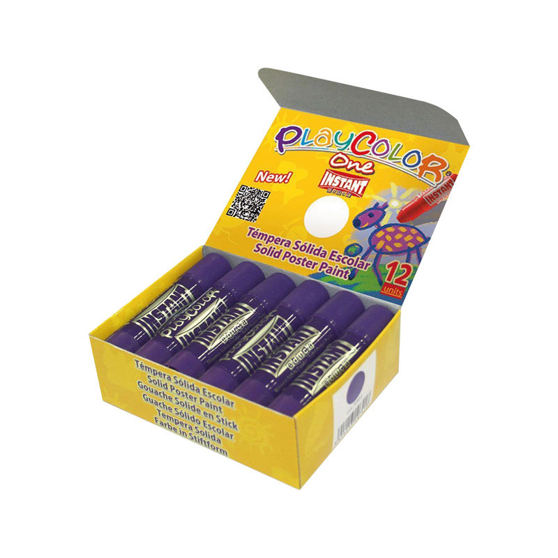 CAJA 12 TÉMPERAS PLAYCOLOR SÓLIDAS 10gr