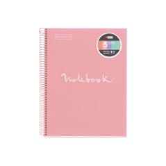 CUADERNO MIQUEL RIUS NOTEBOOK 5 "EMOTIONS" 120h A4 HORIZONTAL PASTEL