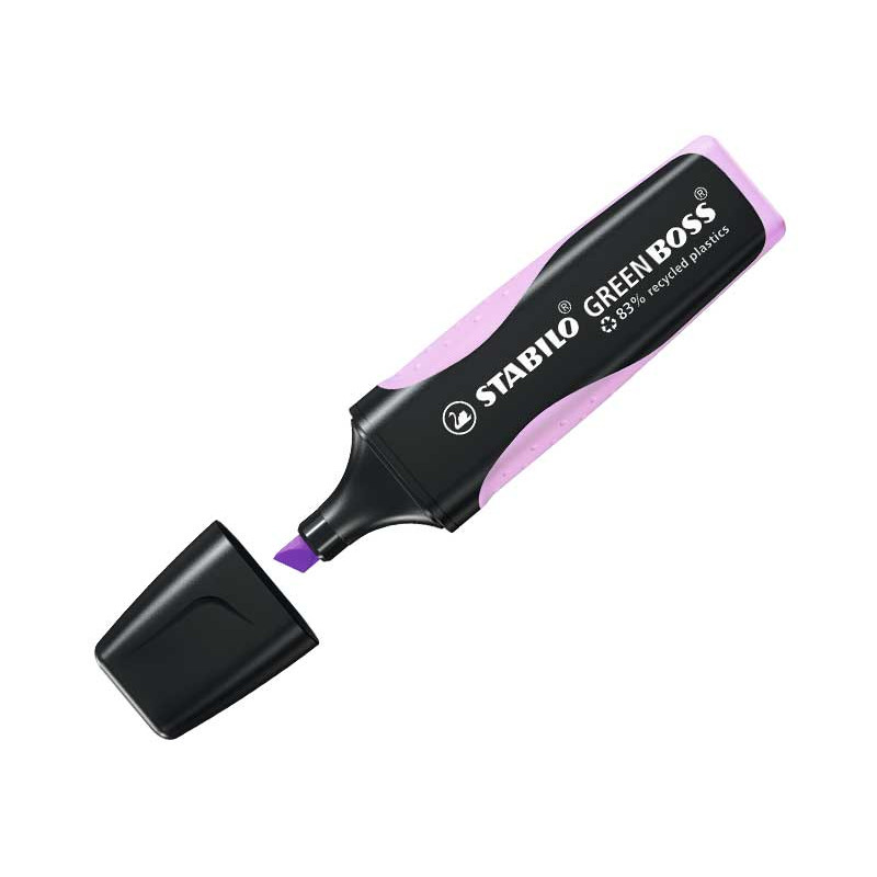 MARCADOR FLUORESCENTE STABILO GREEN BOSS PASTEL MARCADOR FLUORESCENTE STABILO GREEN BOSS PASTEL