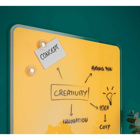 PIZARRA DE CRISTAL LEITZ COSY 45x45cm