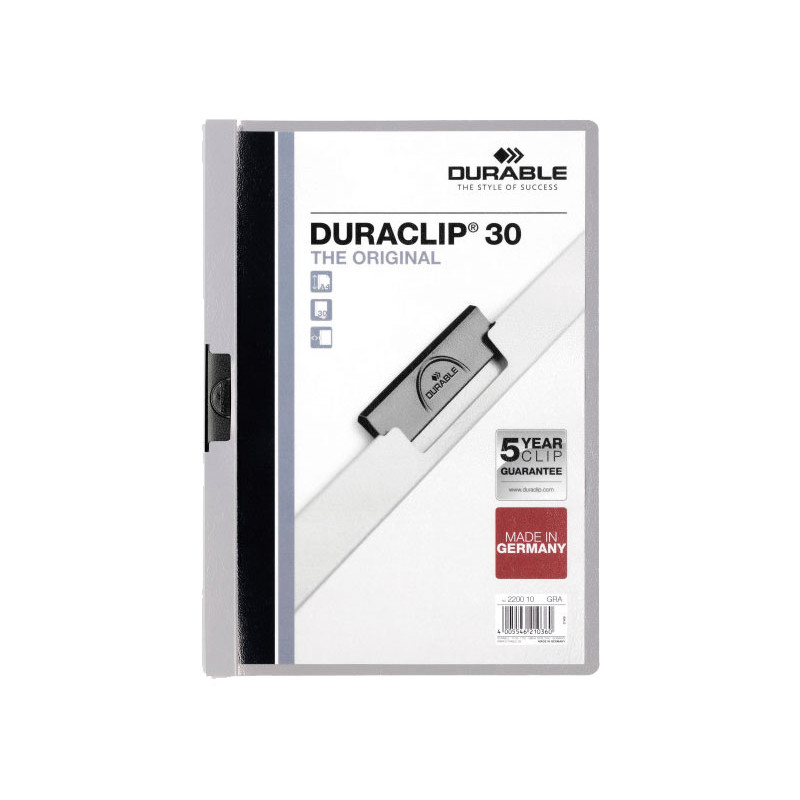 DOSSIER DURABLE CON PINZA DURACLIP 30h