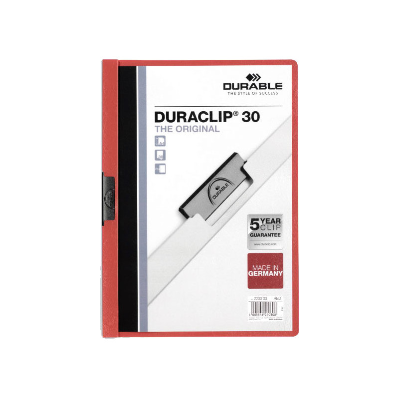 DOSSIER DURABLE CON PINZA DURACLIP 30h