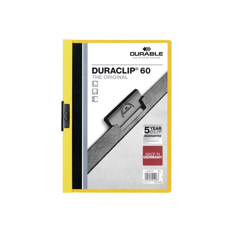 DOSSIER DURABLE CON PINZA DURACLIP 30h