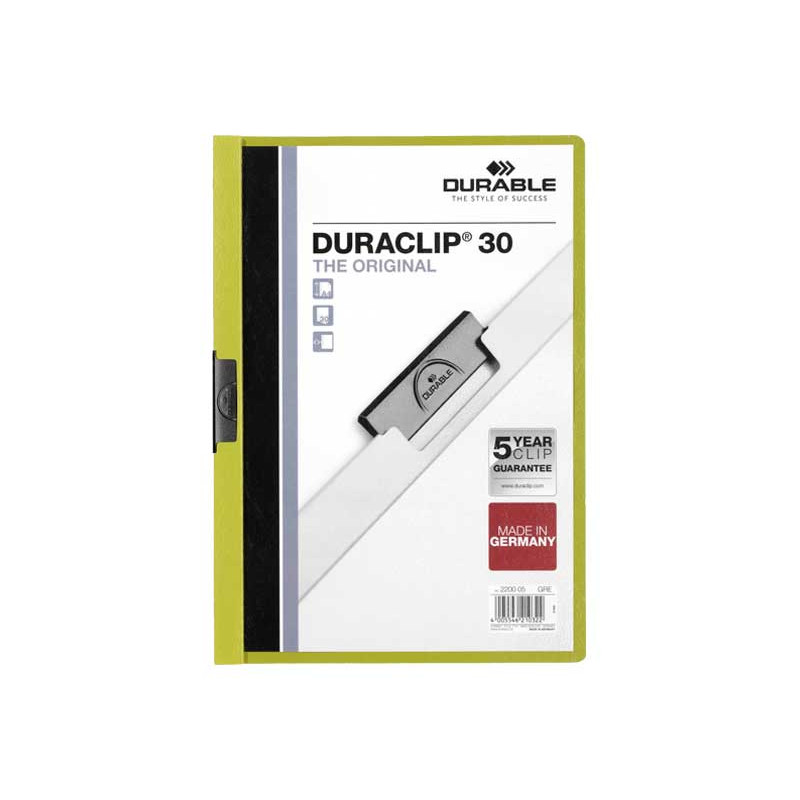 DOSSIER DURABLE CON PINZA DURACLIP 30h