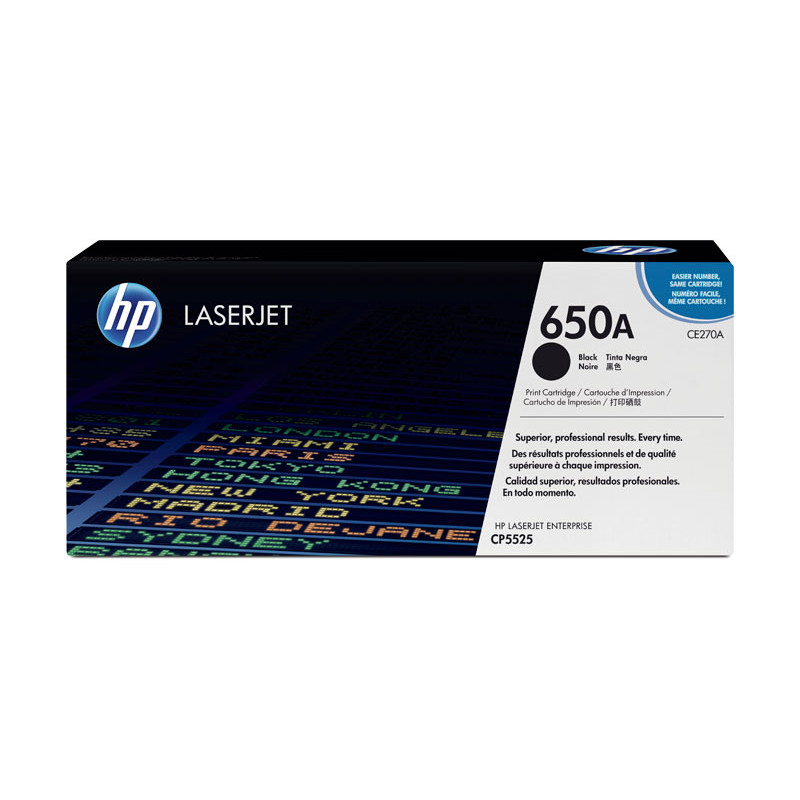CARTUCHO DE TÓNER ORIGINAL LASERJET HP 650A CARTUCHO DE TÓNER ORIGINAL LASERJET HP 650A