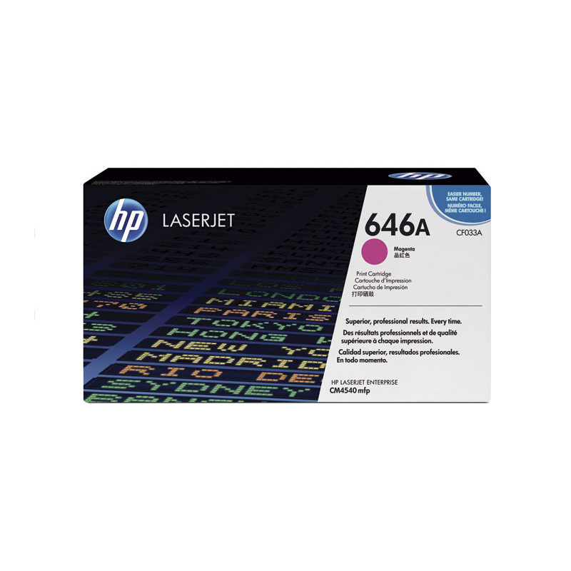 CARTUCHO DE TÓNER ORIGINAL LASERJET HP 646A