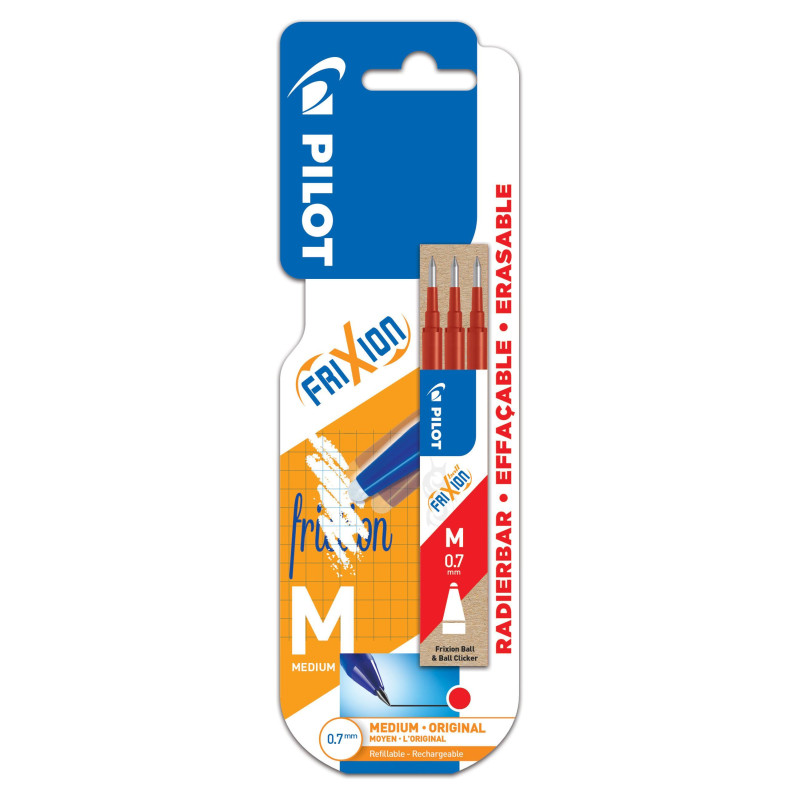 PACK 3 RECAMBIOS PILOT FRIXION CLICKER PACK 3 RECAMBIOS PILOT FRIXION CLICKER