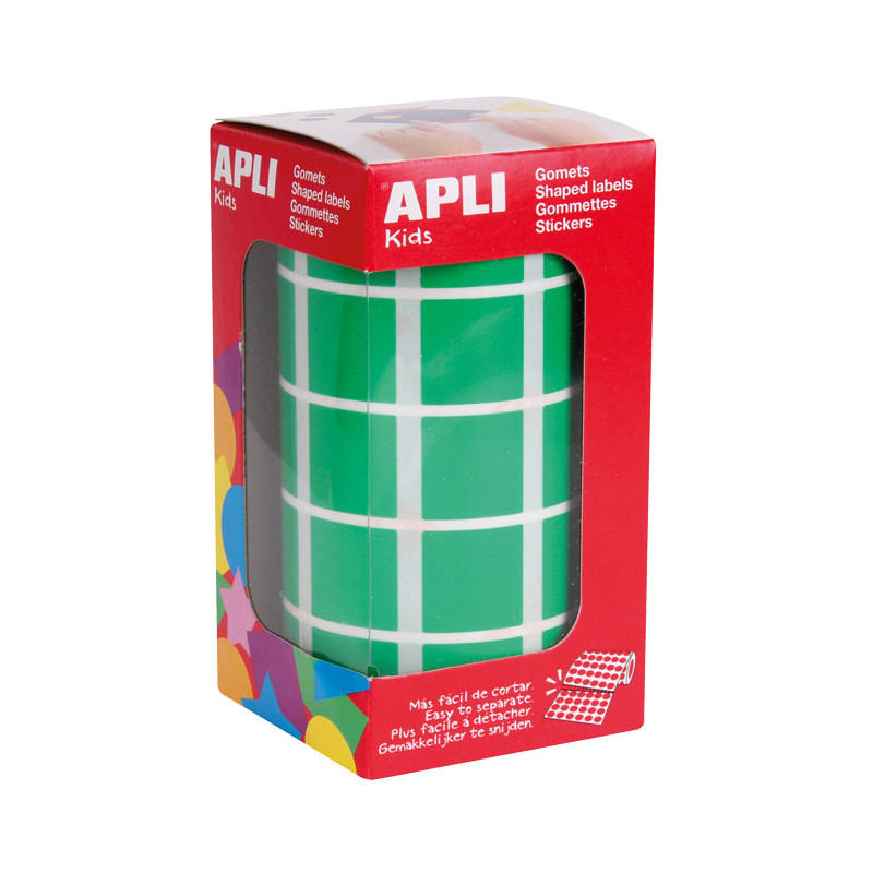 ROLLO GOMETS APLI CUADRADOS 20x20mm ROLLO GOMETS APLI CUADRADOS 20x20mm