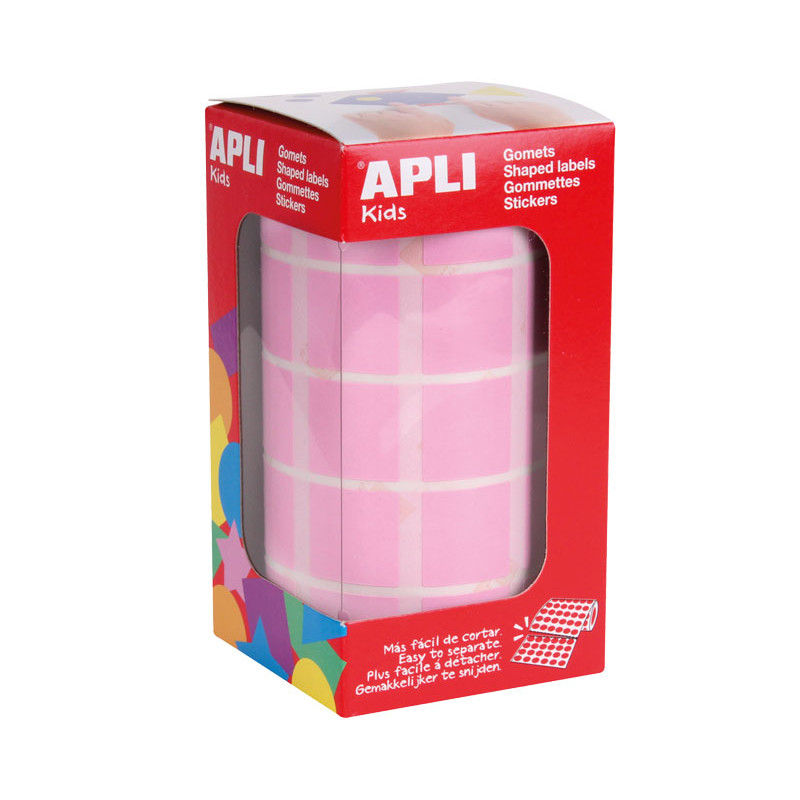 ROLLO GOMETS APLI CUADRADOS 20x20mm ROLLO GOMETS APLI CUADRADOS 20x20mm