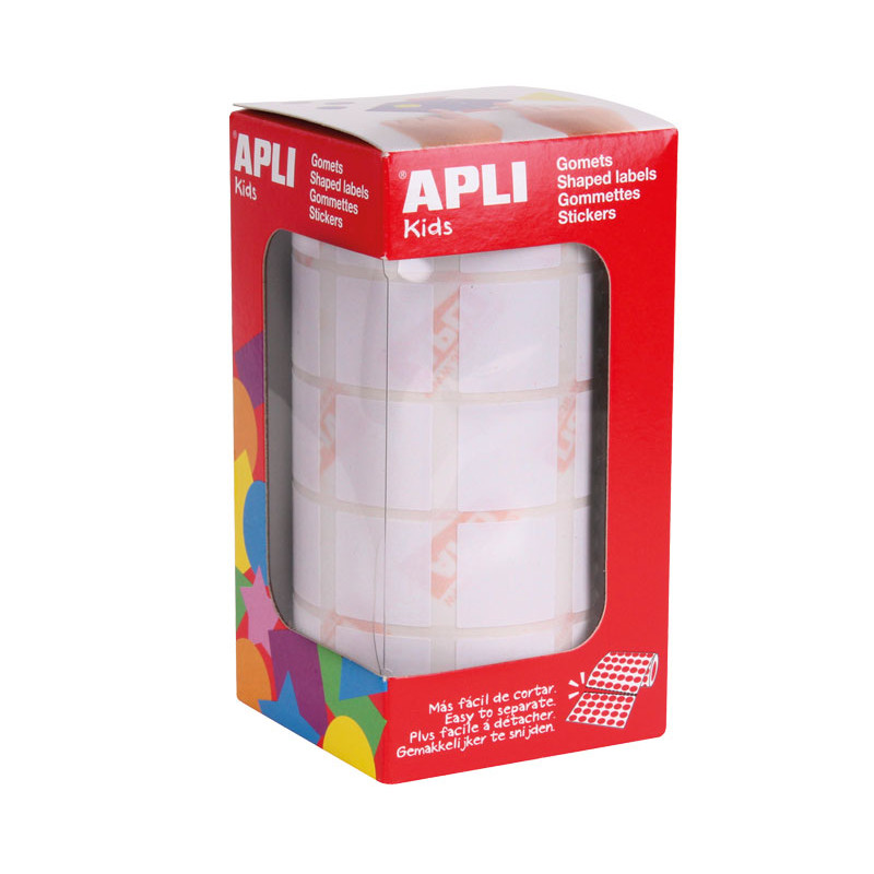 ROLLO GOMETS APLI CUADRADOS 20x20mm ROLLO GOMETS APLI CUADRADOS 20x20mm