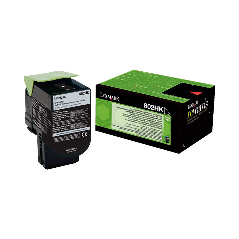 TÓNER ORIGINAL LEXMARK 802 ALTA CAPACIDAD