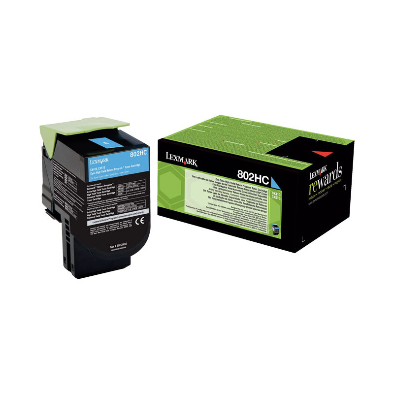 TÓNER ORIGINAL LEXMARK 802 ALTA CAPACIDAD TÓNER ORIGINAL LEXMARK 802 ALTA CAPACIDAD