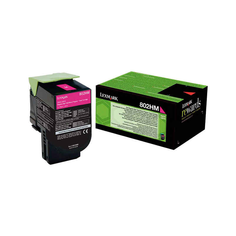 TÓNER ORIGINAL LEXMARK 802 ALTA CAPACIDAD TÓNER ORIGINAL LEXMARK 802 ALTA CAPACIDAD