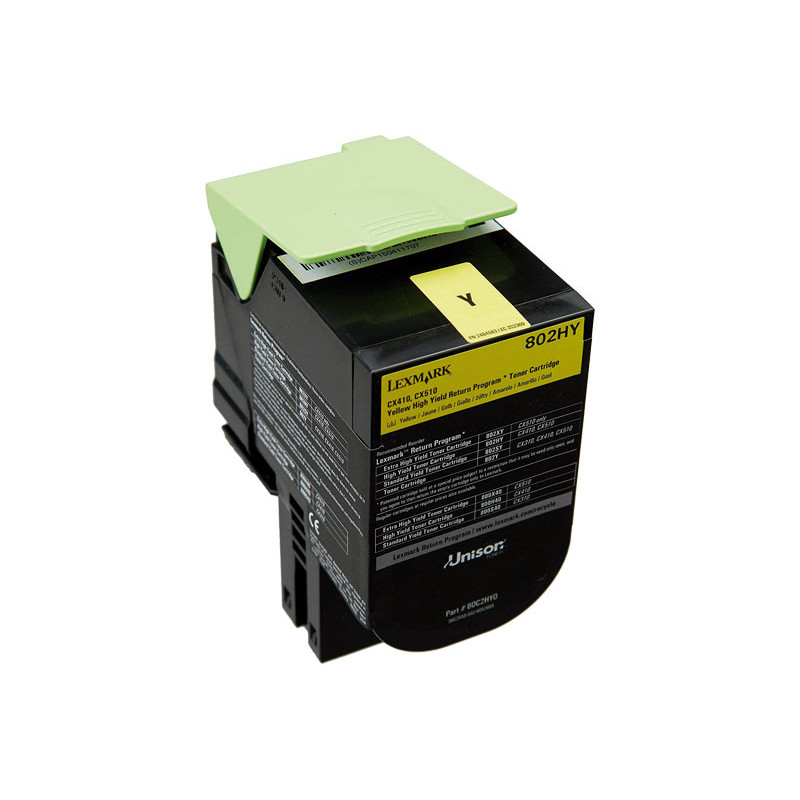 TÓNER ORIGINAL LEXMARK 802 ALTA CAPACIDAD TÓNER ORIGINAL LEXMARK 802 ALTA CAPACIDAD