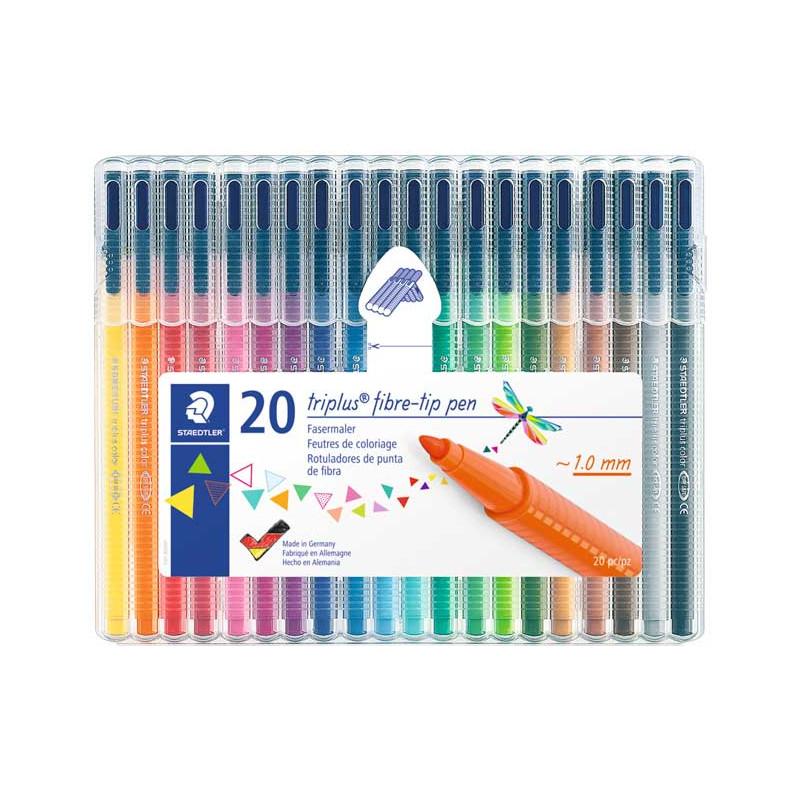 ESTUCHE 10 ROTULADORES STAEDTLER TRIPLUS COLOURS 323