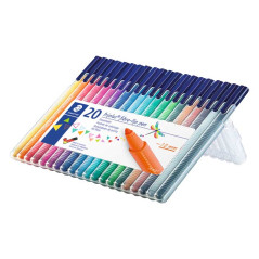 ESTUCHE 10 ROTULADORES STAEDTLER TRIPLUS COLOURS 323