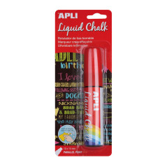 ROTULADOR APLI LIQUID CHALK PUNTA BISELADA