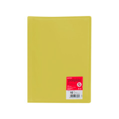 CARPETA GRAFOPLÁS CON 10 FUNDAS POLIPLÁS COLOR TRANSLÚCIDO