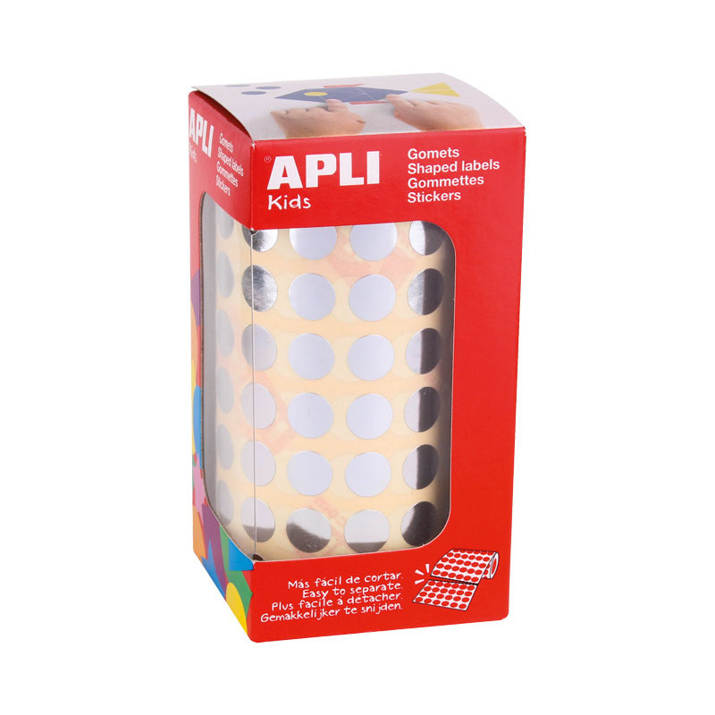 ROLLO GOMETS APLI CÍRCULOS METALIZADOS ø 10.5mm ROLLO GOMETS APLI CÍRCULOS METALIZADOS ø 10.5mm