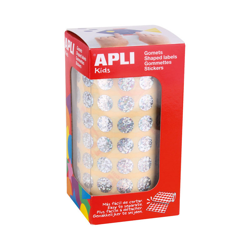 ROLLO GOMETS APLI CÍRCULOS METALIZADOS ø 10.5mm ROLLO GOMETS APLI CÍRCULOS METALIZADOS ø 10.5mm