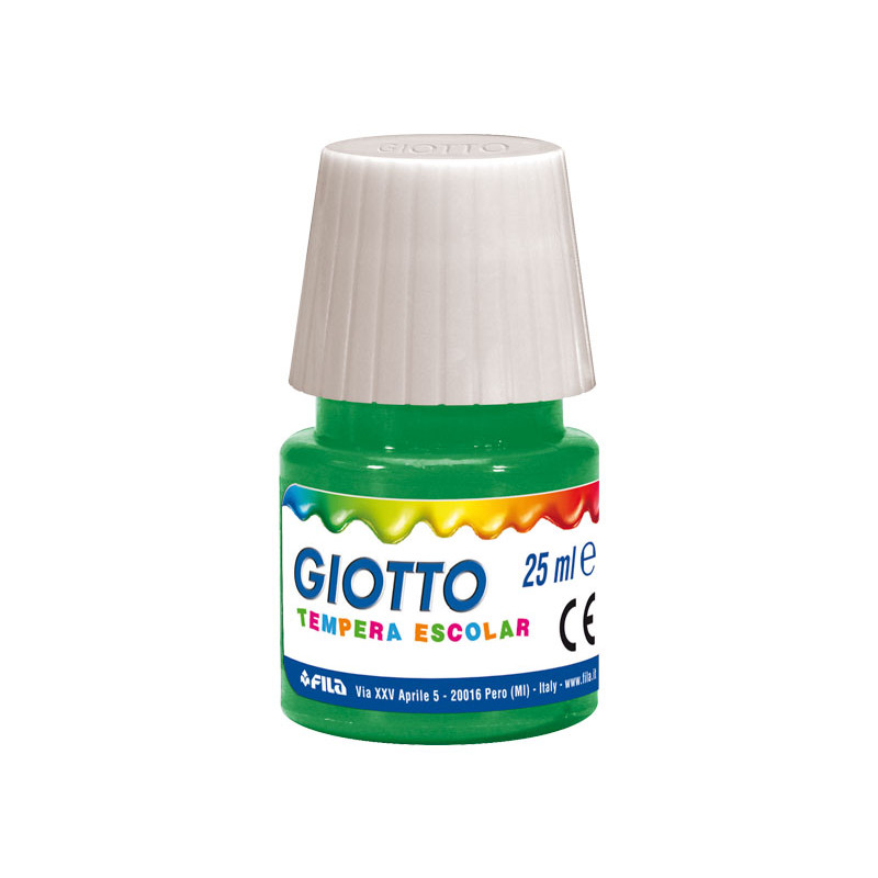 BOTE TÉMPERA ESCOLAR GIOTTO 25ml BOTE TÉMPERA ESCOLAR GIOTTO 25ml