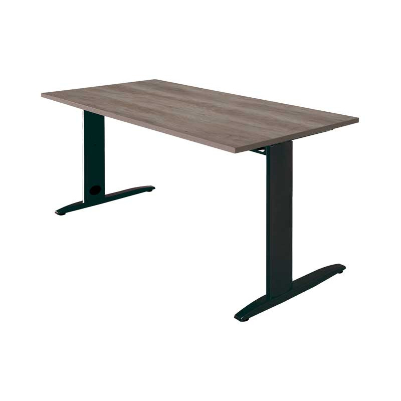 MESA OPERATIVA CARVING 120x80cm ESTRUCTURA METÁLICA NEGRA MESA OPERATIVA CARVING 120x80cm ESTRUCTURA METÁLICA NEGRA