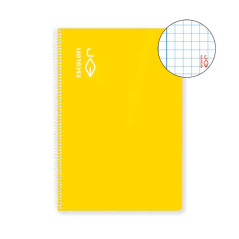 CUADERNO ESPIRAL 100h ESCOLOFI Fº 4x4 CON MARGEN