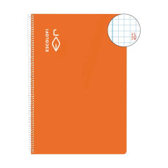 CUADERNO ESPIRAL 100h ESCOLOFI Fº 5x5 CON MARGEN