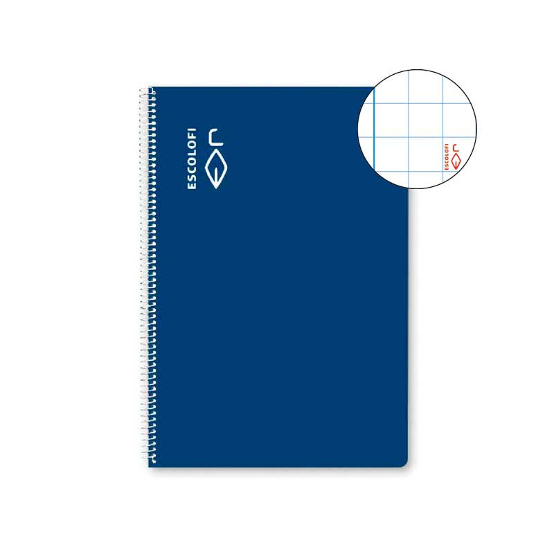CUADERNO ESPIRAL 100h ESCOLOFI Fº 8x8 CON MARGEN CUADERNO ESPIRAL 100h ESCOLOFI Fº 8x8 CON MARGEN
