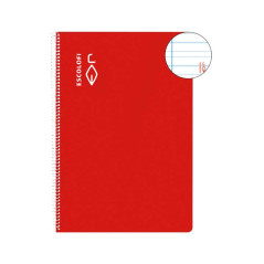 CUADERNO ESPIRAL 100h ESCOLOFI Fº MONTESSORI 3,5 CON MARGEN