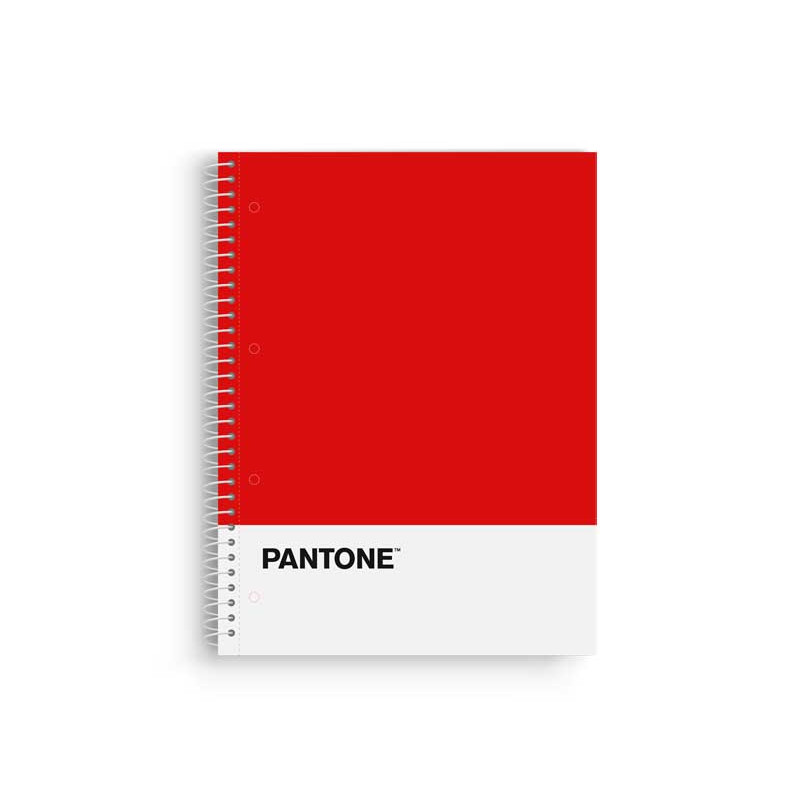 CUADERNO ESPIRAL 80h ESCOLOFI "PANTONE: BASICS" A4 5x5