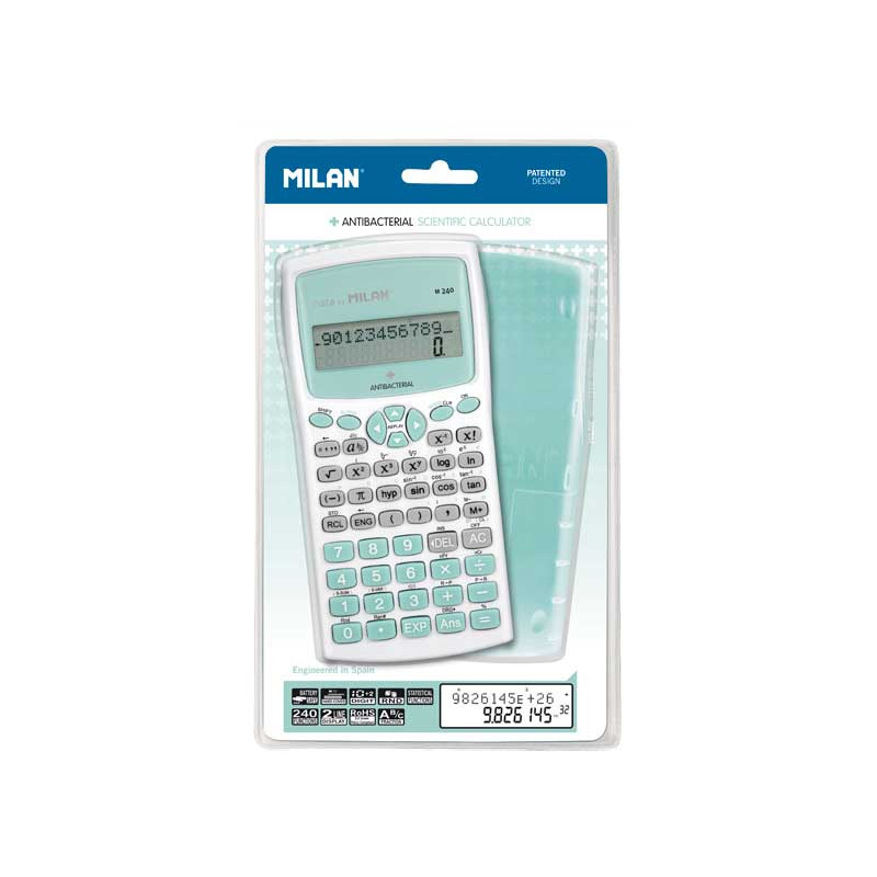 BLÍSTER CALCULADORA CIENTÍFICA MILAN M240 +EDITION