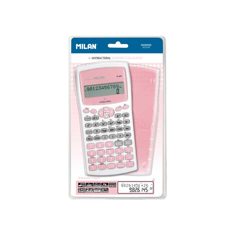 BLÍSTER CALCULADORA CIENTÍFICA MILAN M240 +EDITION