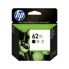 CARTUCHO DE TINTA ORIGINAL HP 62XL DE ALTA CAPACIDAD