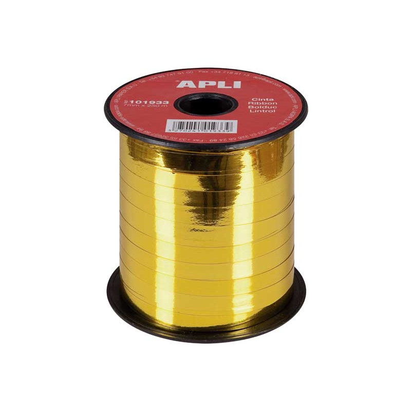 BOBINA CINTA DE REGALO APLI 7mmx250m BOBINA CINTA DE REGALO APLI 7mmx250m