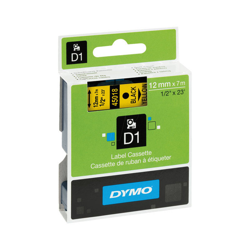 CINTA ROTULAR DYMO D1 12mm CINTA ROTULAR DYMO D1 12mm