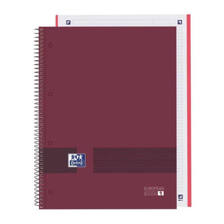 CUADERNO OXFORD "EUROPEANBOOK 1 OXFORD&YOU" A4+ 80h